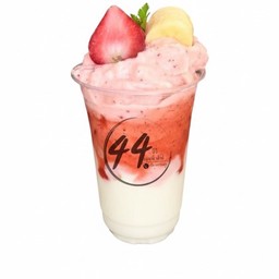 สตอเบอร์รี่+กล้วย สมู๊ตตี้ โยเกิร์ต