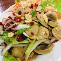 ยำไส้กรอกปลา