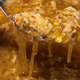 เมนู มังสวิรัติ  ต้มแซ่บวุ้นเส้น ไข่ข้น แบบแซ่บๆ ซดน้ำร้อนๆเผ็ดๆเปรี้ยวๆ