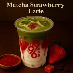 Matcha Strwberry Latte (มัทฉะสตอเบอรี่ลาเต้)