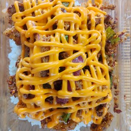 ข้าวยำผงวิ่งแซ่บ.ราดซีสโตะ(พิเศษ)