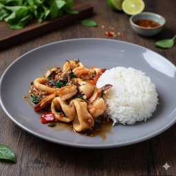 ข้าวกะเพราทะเล