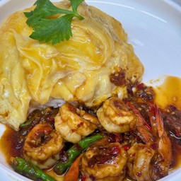 กุ้งผัดพริกขี้หนู