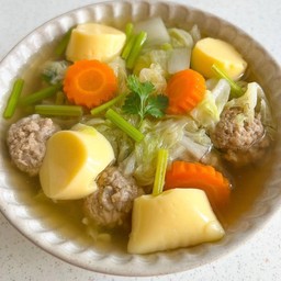 แกงจืดเต้าหู้หมูสับ Xไม่ใส่สาหร่ายX