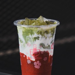 ชาเขียวสตรอเบอรี่