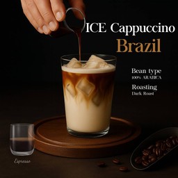 ICE Cappuccino (กาแฟ คาปูชิโน่)