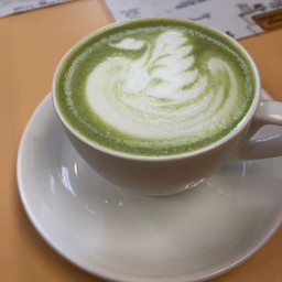 Hot Matcha Latte มัจฉะเกียวโต !!ร้อน!! (ใส่นม)