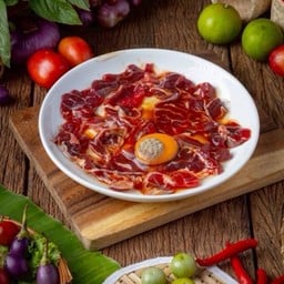 เพิ่มเนื้อน่องลายจุ่มจานใหญ่