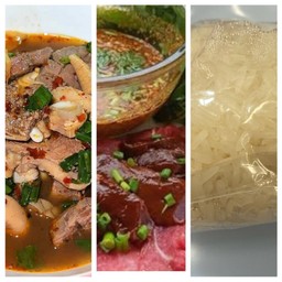 ต้มขม+ซอยจุ๊+ข้าวเหนียว
