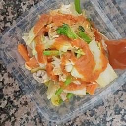 สุกี้หมูผัดแห้งน้ำจิ้มทำเอง