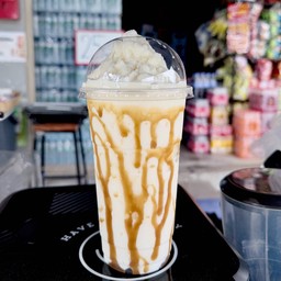 นมสดคาราเมลปั่น