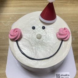เค้กหน้ายิ้ม  1/2 ปอนด์( ไม่เขียนข้อความเพิ่ม)