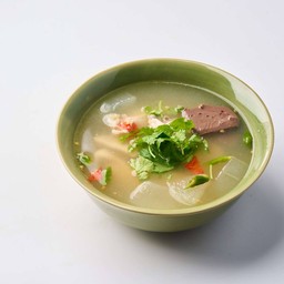 ซุปฟักปีกไก่พริกสด