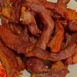 หมูแดดเดียวทอด