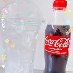 โค้ก+น้ำแข็ง