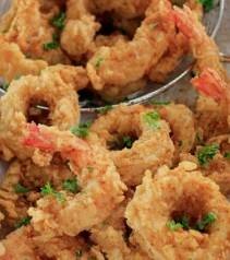 ุกุ้ง-หมึกชุปแป้งทอด