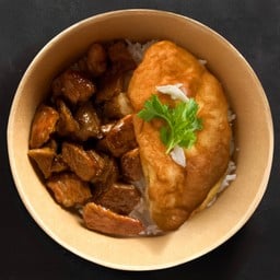 ข้าวต้ม & ข้าวกะเพรา หมูอบ ไข่เจียวปู พุทธบูชา 36