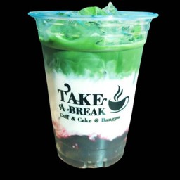 บลูเบอรี่มัทฉะลาเต้