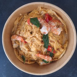 ข้าวไข่ข้นห่อหมกกุ้ง