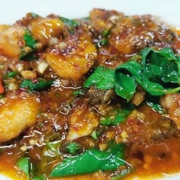 เนื้อปลาเก๋าผัดพริกเผา