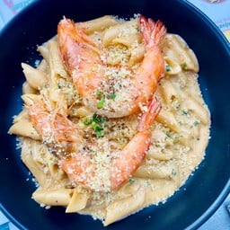 ครีมไวท์ซอสมันกุ้ง