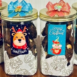 Christmas คุกกี้ช็อคโกแลตแครนเบอรี่ 1 กระปุก
