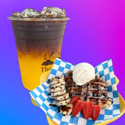 [เซตสุดฮิต] ครอฟเฟิลเดอะมูน + อเมริกาโน่ส้ม