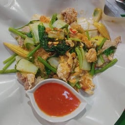 สุกี้แห้งหมู