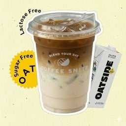 Oat milk โฮจิฉะลาเต้