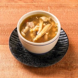 ซุปดอกไม้จีนไก่เห็ดหอม