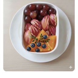 ส้ม+องุ่น+แอปเปิ้ล+บลูเบอรี่