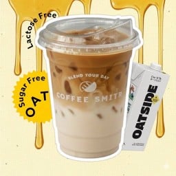 Oatmilk ลาเต้น้ำผึ้ง