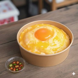 ข้าวไข่ข้นลาวา