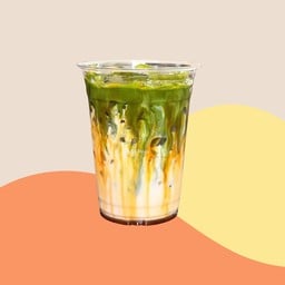 Matcha Palm Sugar Latte มัทฉะลาเต้ น้ำตาลโตนด