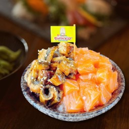2648.Salmon Unagi Don