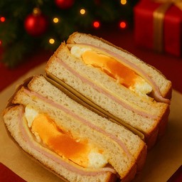 แซนวิช แฮมชีส ไข่ แฮมชีสอย่างดี เน้นๆ sanwich ham cheese