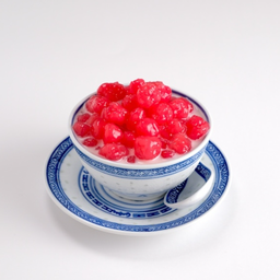 ทับทิมกรอบนมสด 马蹄鲜奶Ruby Water Chestnuts in Fresh Milk
