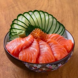 ข้าวหน้าแซลมอนไข่แซลมอน