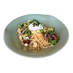 Mixed Veggie Poached Egg