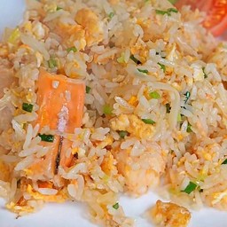ข้าวผัดมันกุ้ง หัวกุ้ง