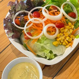 สลัดกุ้งทอด/ส้มตำไทย