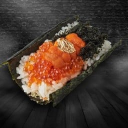 แฮนด์โรล3ไข่ อูนิไข่แซลมอนไข่กุ้ง