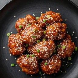 ไก่กรอบซอส Spicy(กับข้าว)