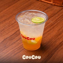 French Peach Citrus Soda