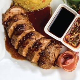 สเต๊กหมูสันใน