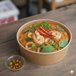 ข้าวไข่ข้นห่อหมกทะเล