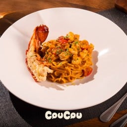 Spaghetti Lobster Sauce  with grilled Lobster