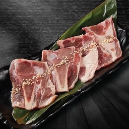 เนื้อแกะนิวซีแลนด์สไลด์ย่าง ติดซี่โครง