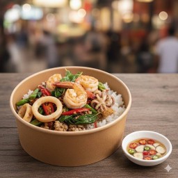 ข้าวกะเพราทะเล