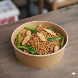 ผัดมาม่าใส่ไข่